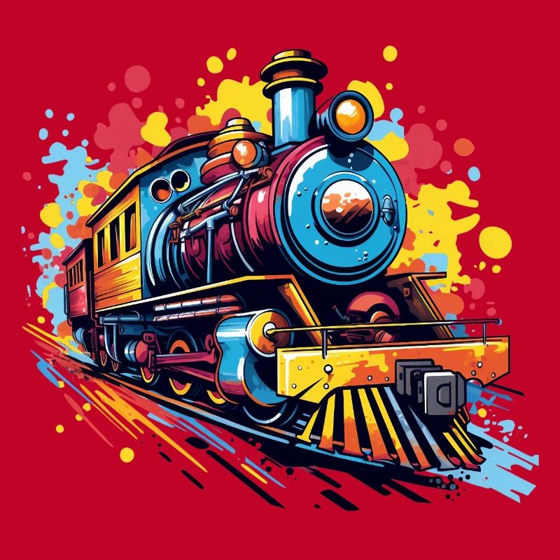 Colorful train