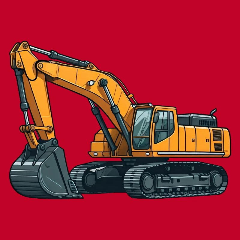 Excavator Construction Site Construction Worker Excavator Driver