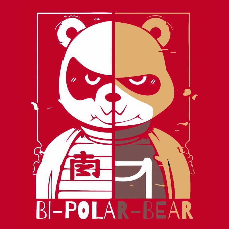 Bipolarer Polar Bär oder Eisbär