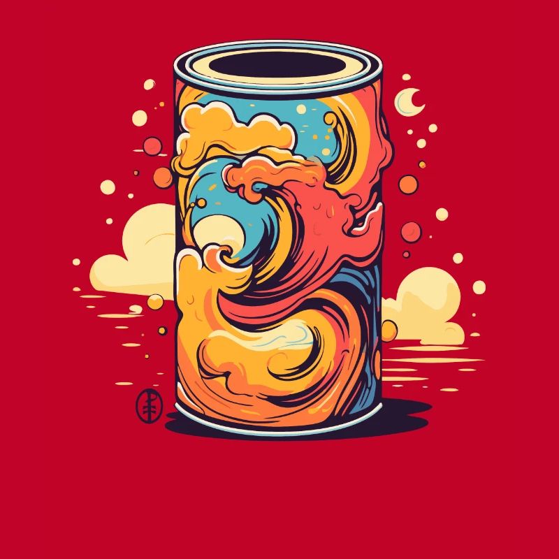 A cloudy container, a cloud can