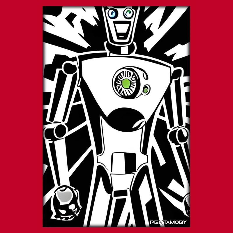 Robot Comic Future Cyborg Machine Technology