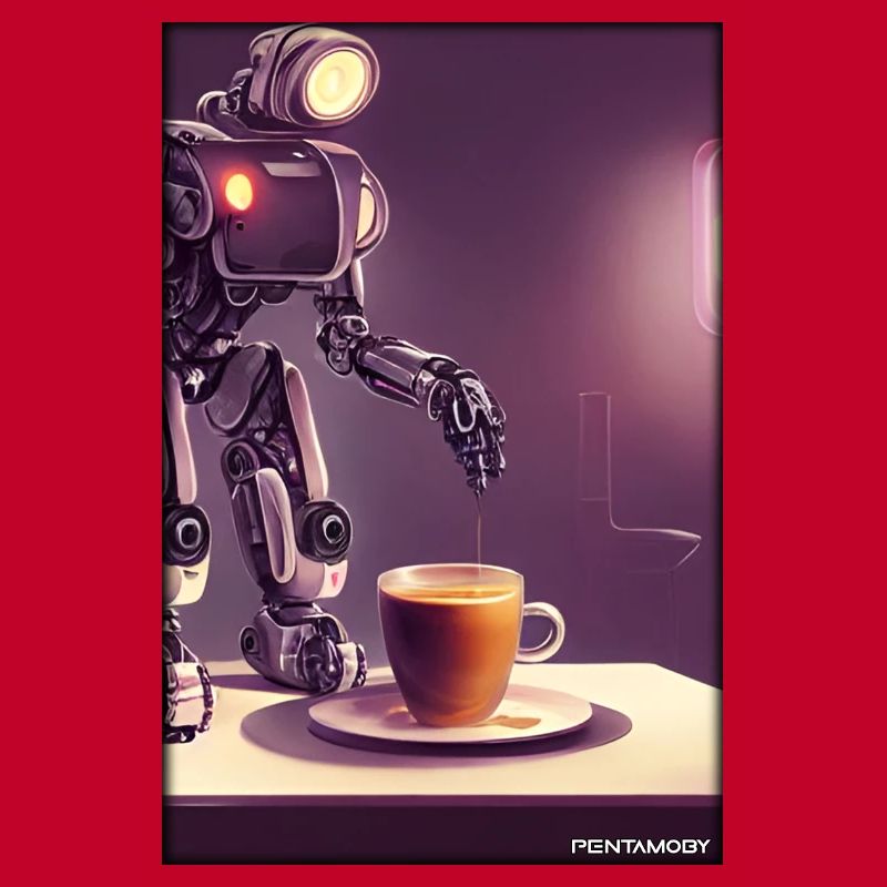 Robot Coffee Future Science Machine
