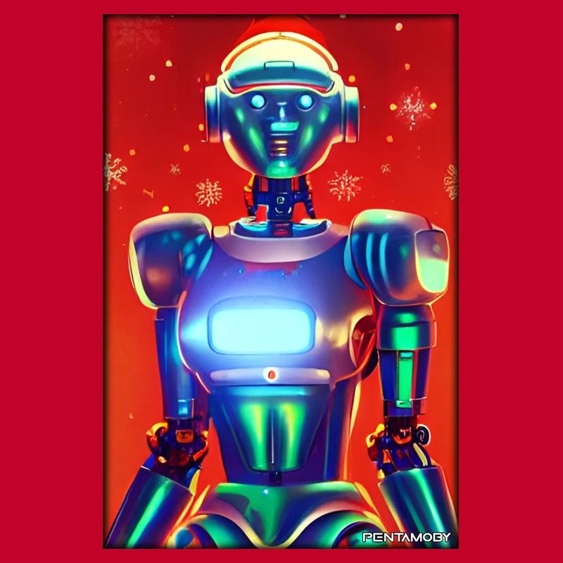 Robots Noël Future Technology Science