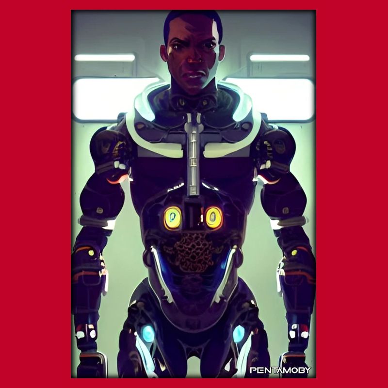 Cyborg Man Future Sci-Fi Machine Technology