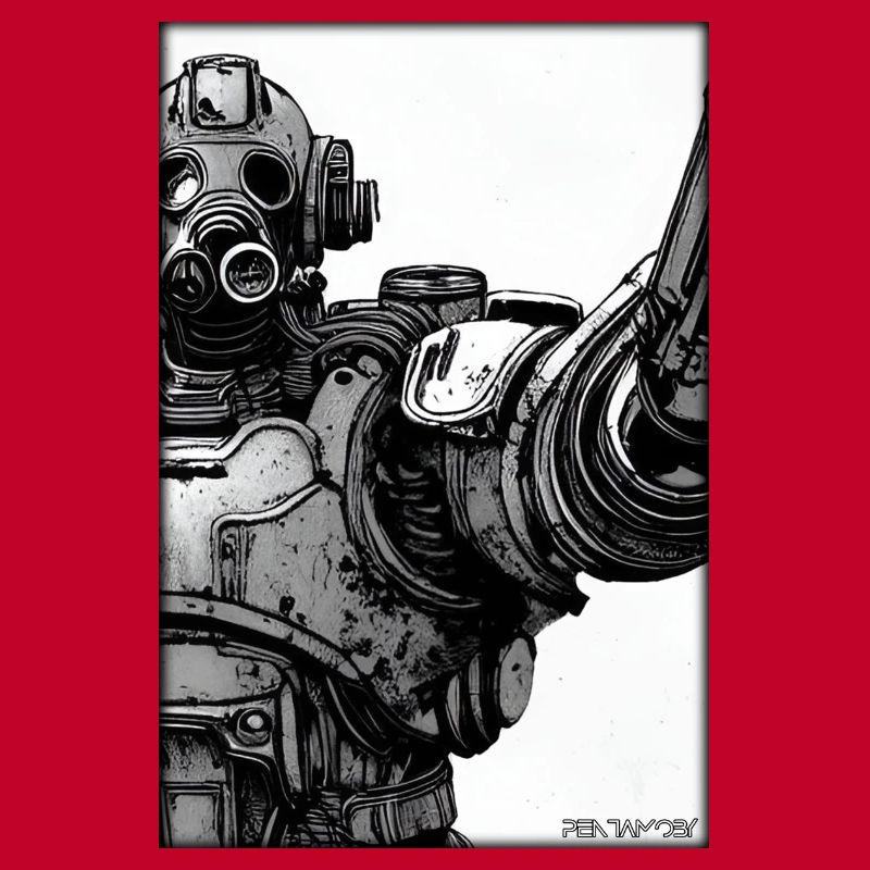 Kampfbot Robot Super Soldier Machine Warrior