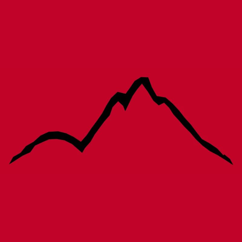 Conception de lignes de belles montagnes