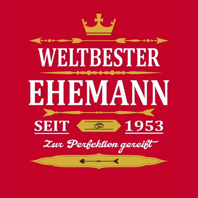 Weltbester Ehemann Seit 1953 Vintage Hochzeitstag