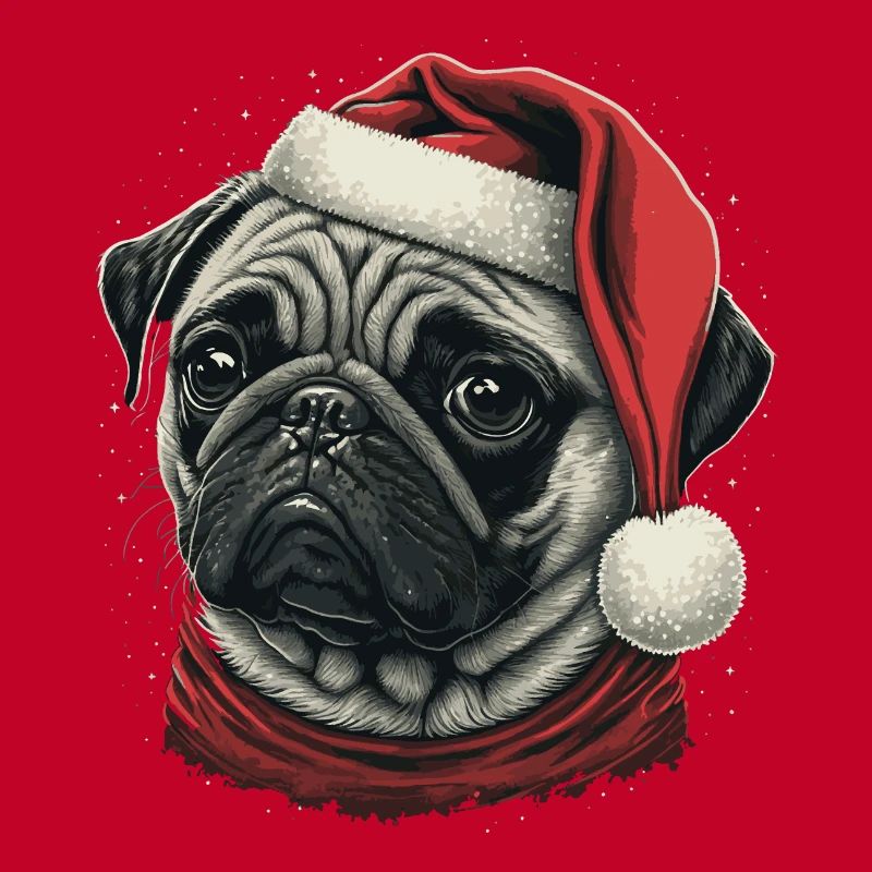 Pug xmas