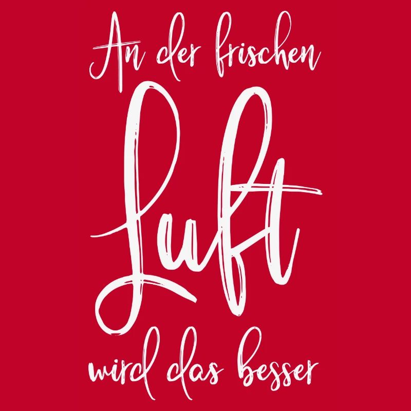 An der frischen Luft wird das besser