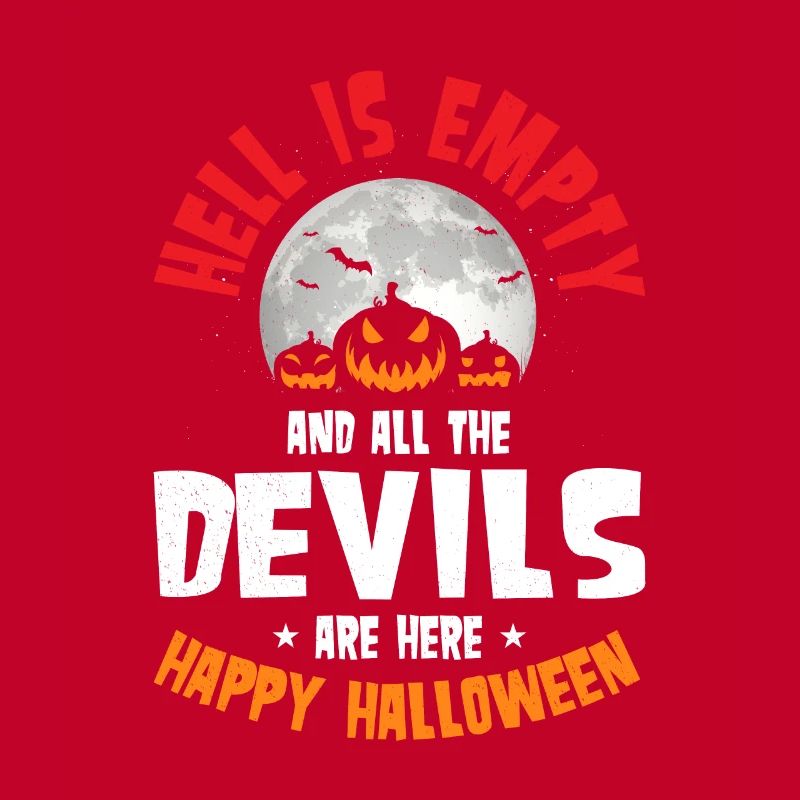 Hell Is Empty Devils Happy Halloween Kostüm