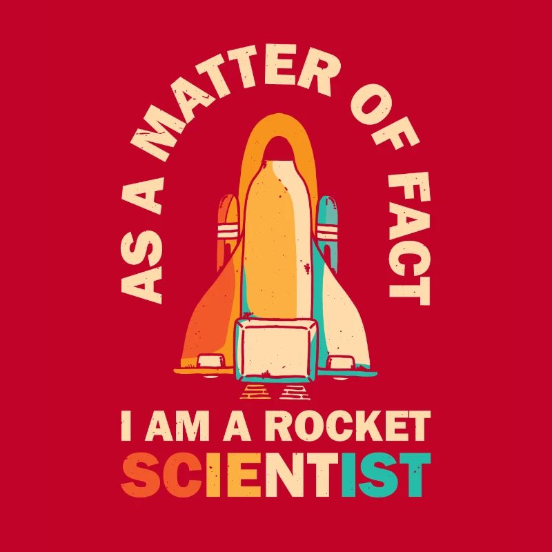 Rétro Rocket Scientist Spaceman Navette spatiale