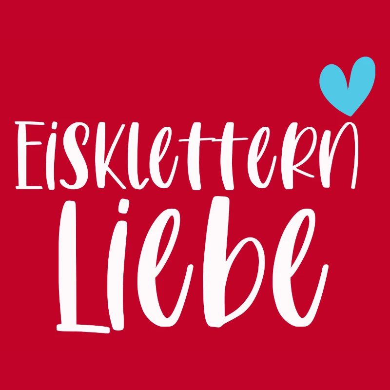 Klettern Eisklettern Liebe Eispickel Geschenk