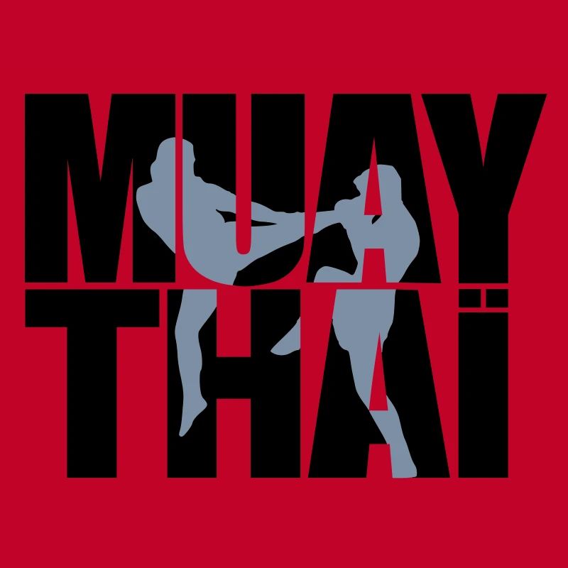 Muay thai logo full Boxe thailandaise