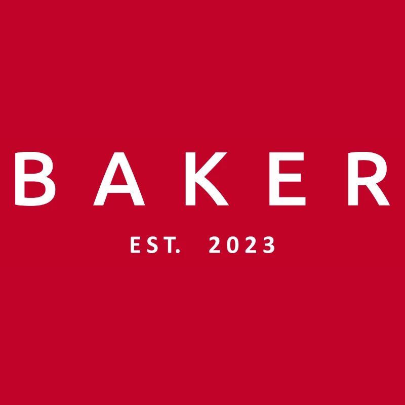 Baker Est. 2023 Graduated Pastry Baking Student