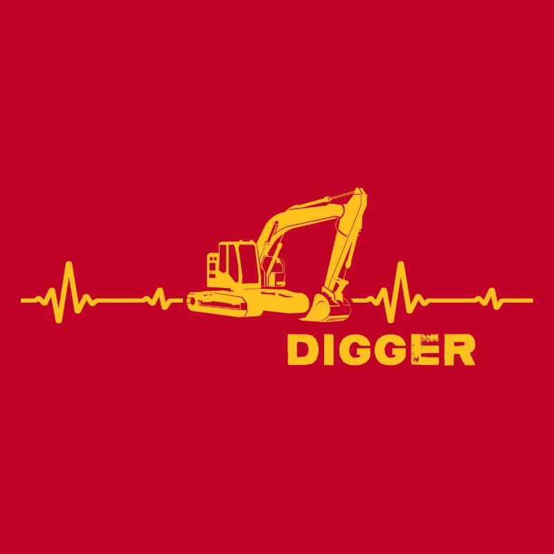 Bagger Baggerfahrer "Digger" Baggerschaufel