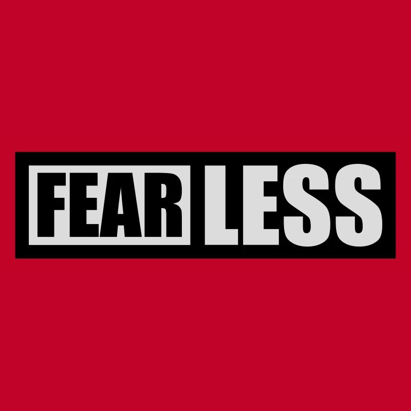 fearless Text Quote Design
