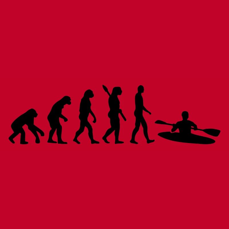 Evolution Graphic Kayaking Canoe Rowing Rower Padd
