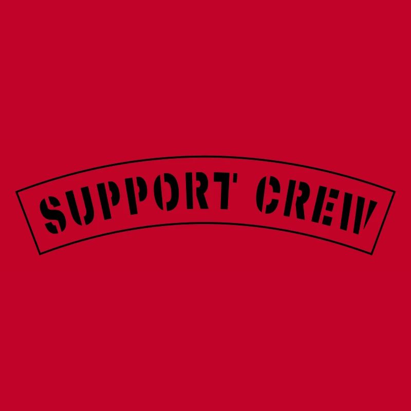 Support crew style patch
