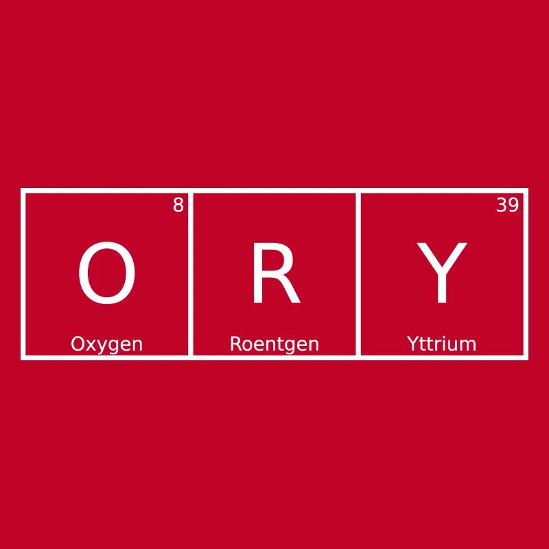 Ory Name First Name Chemistry Periodic Table Elements