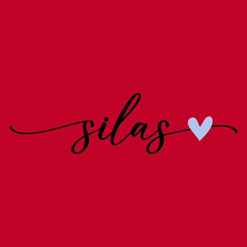 Silas Name Calligraphy Font
