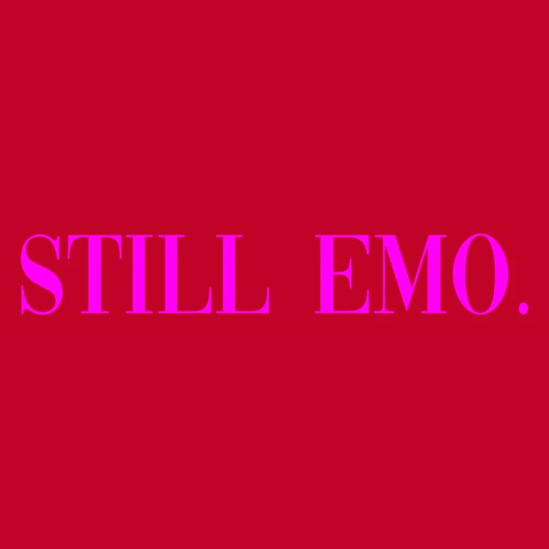 Still Emo Gothic Spruch Geschenk
