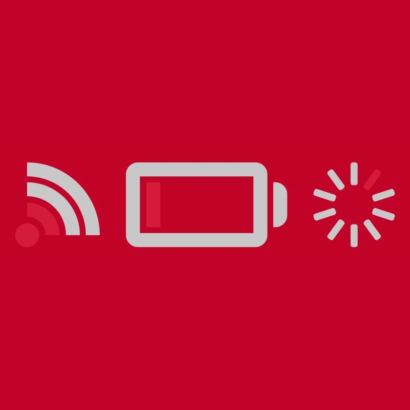 No Connection Battery Logos
