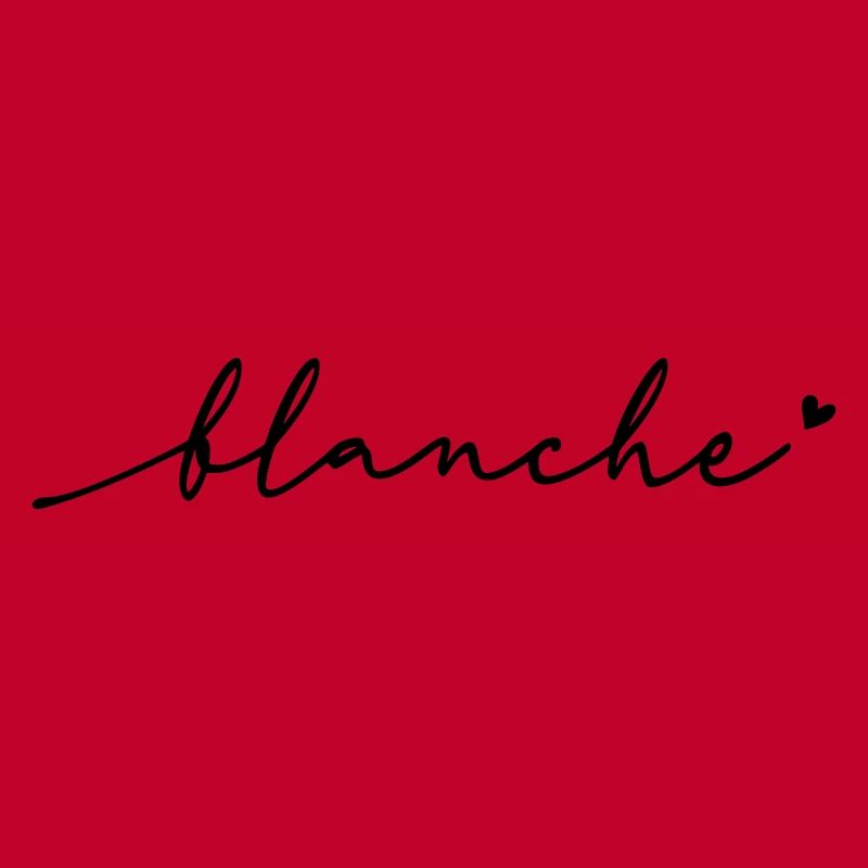 Blanche Cursive Name