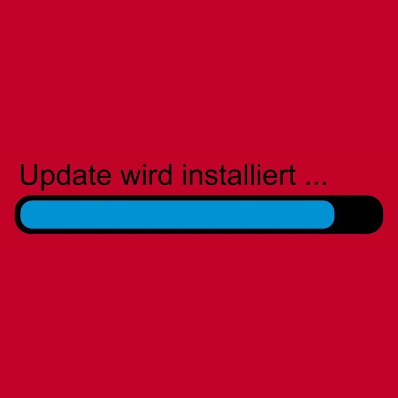 Update wird installiert ... Ladebalken