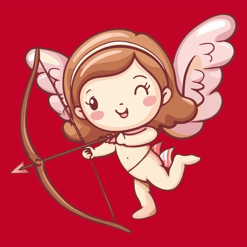 Ange arc et flèche Cupidon Saint-Valentin
