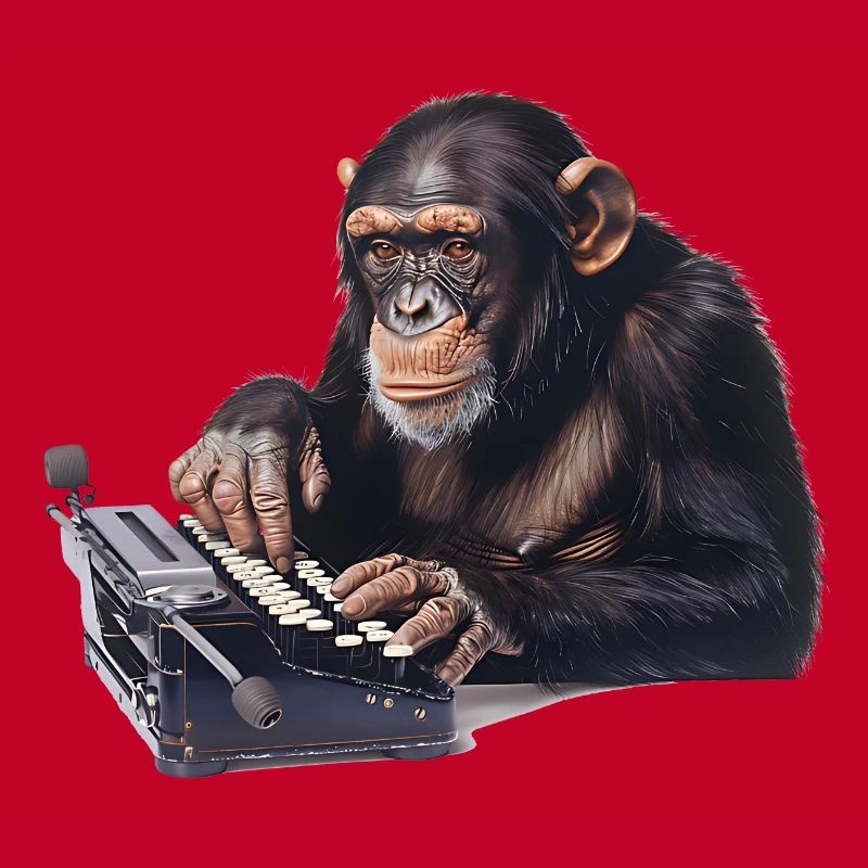 Das Infinite-Monkey-Theorem, ein Gedankenabenteuer