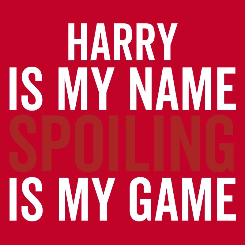 Harry est mon nom Spoiling est mon jeu