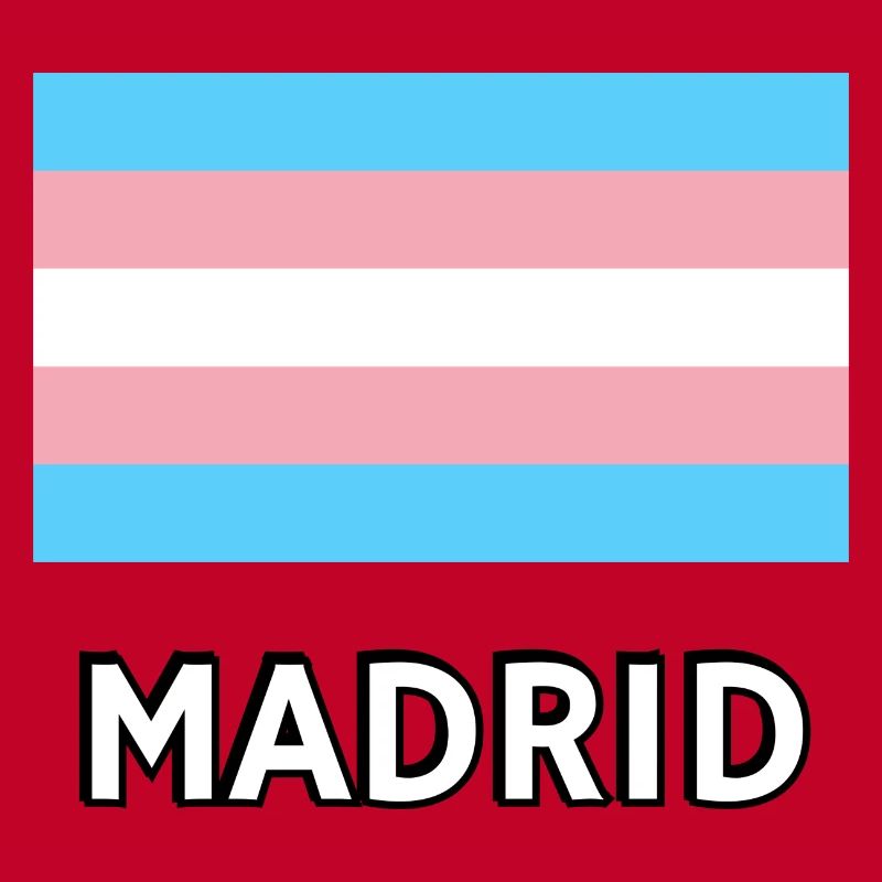 Drapeau de la Trans Pride Madrid