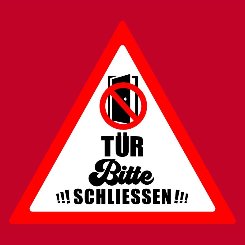Tür schließen bitte | Farbe änderbar