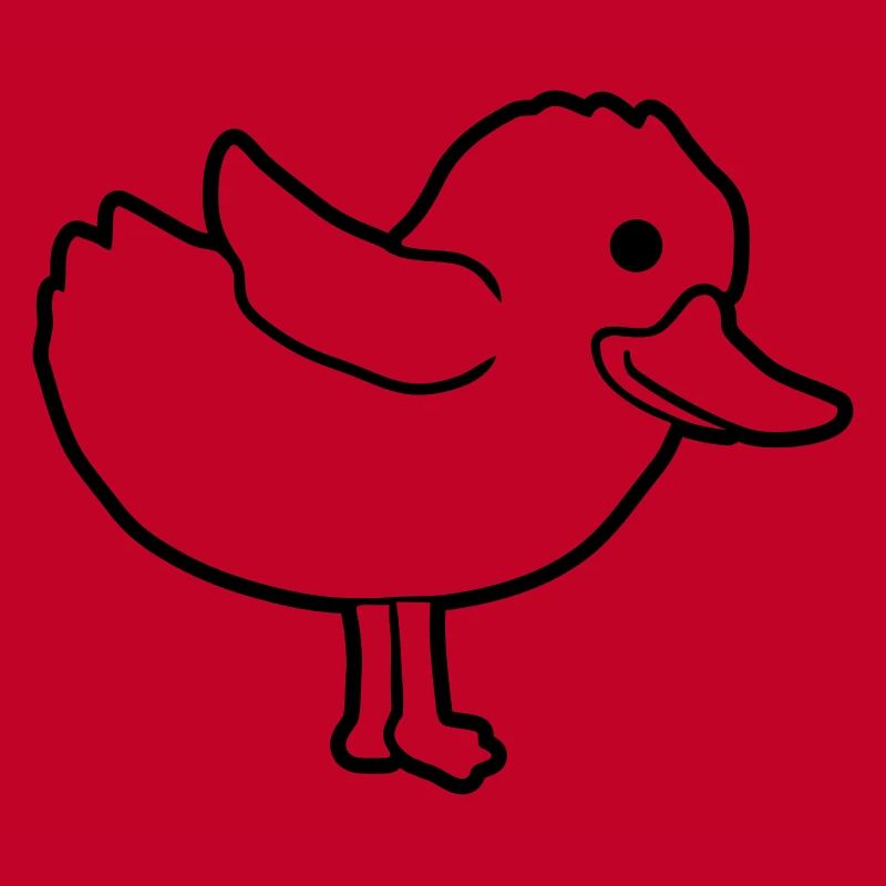 Dear duck cute chick