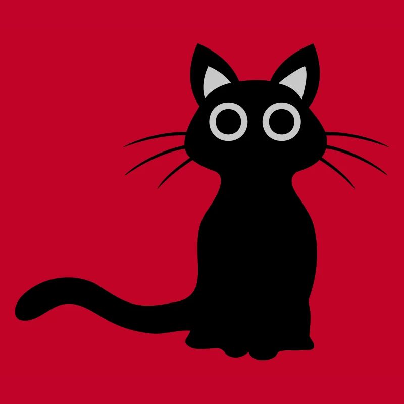 Mignon chat noir