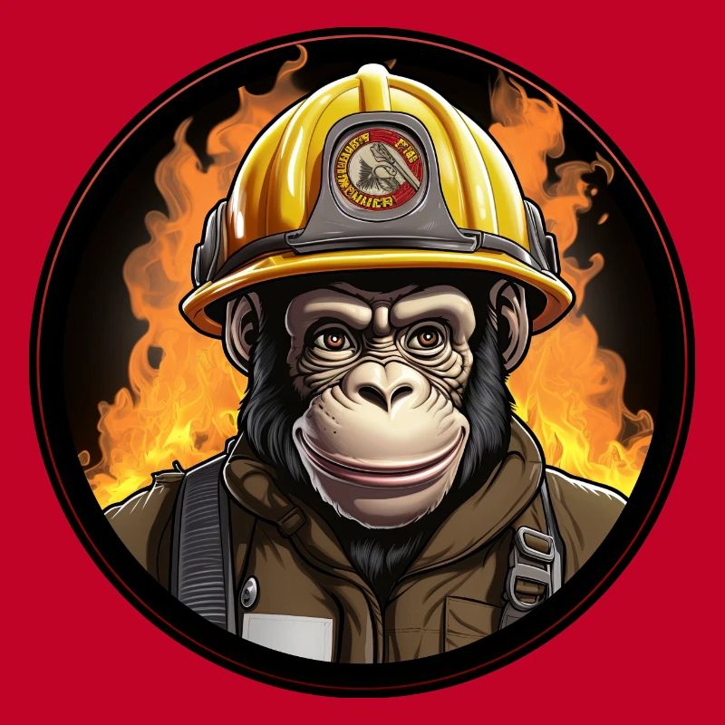 Brigade de pompiers de chimpanzés