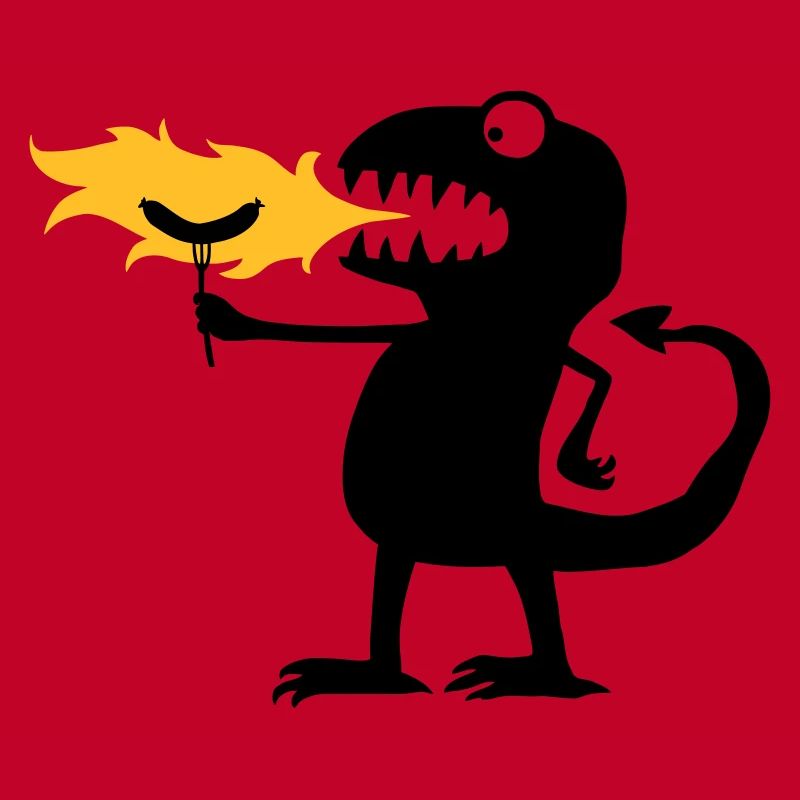 Drache_grillt