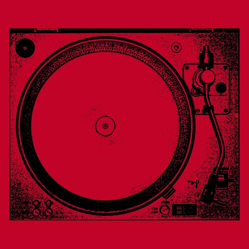 TECHNO Tee - Vinyl turntables