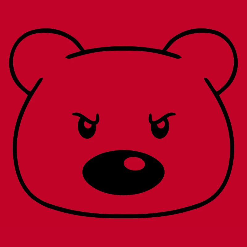 angry evil look aggressive dangerous b