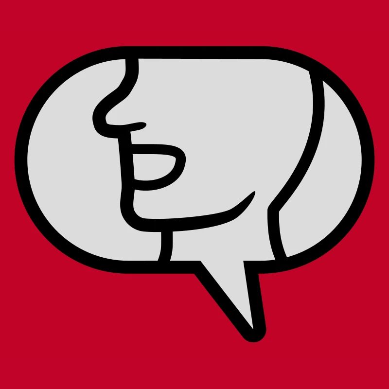 Communicate icon talk speech bubble