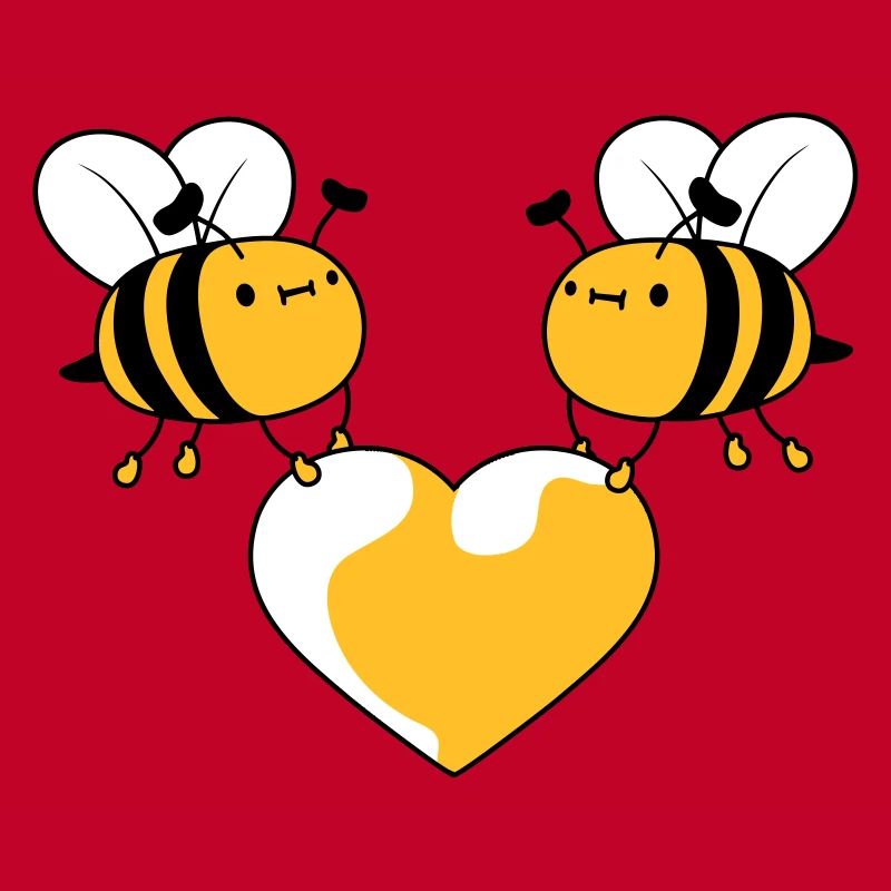 2 bees in love