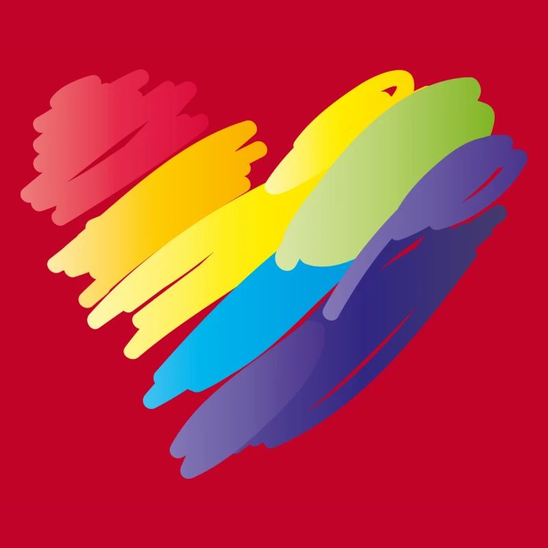 herz rainbow