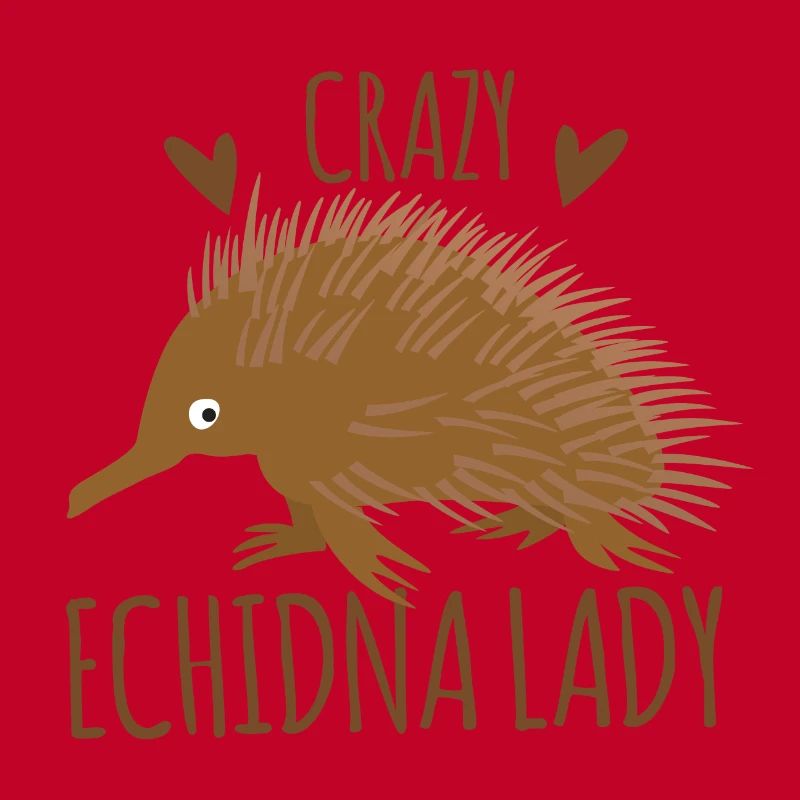 Crazy echidna lady