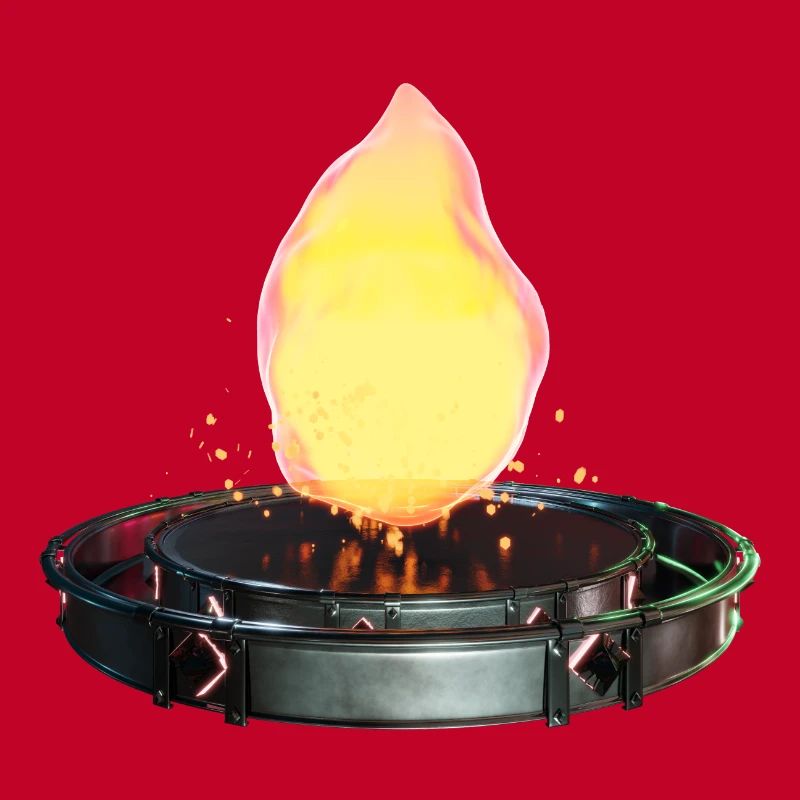 Growing Fire in Sci-Fi Plataform