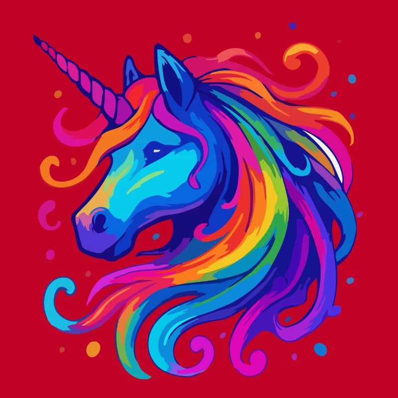 Regenbogen Einhorn