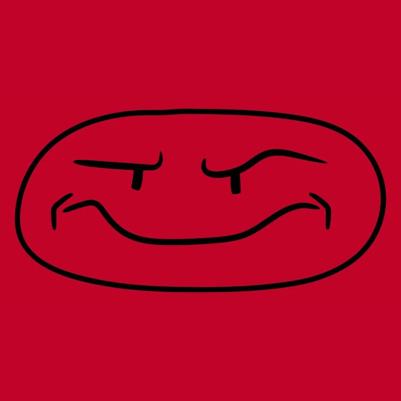 head funny face monster skeptical cool comic