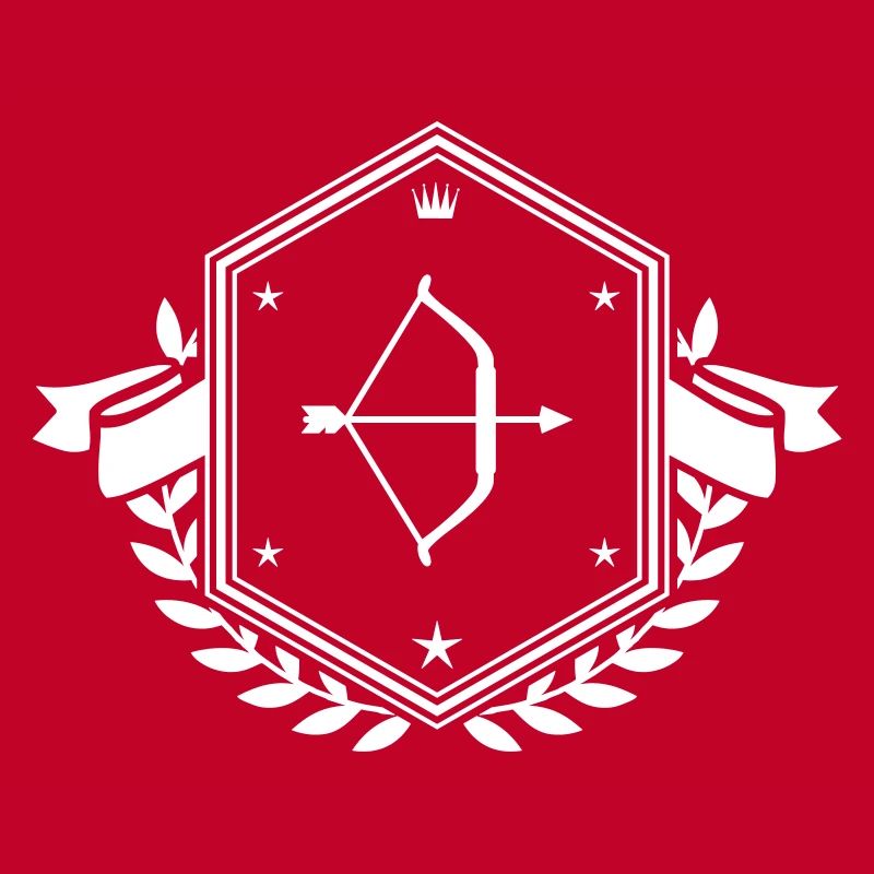 Pfeil und Bogen Wappen