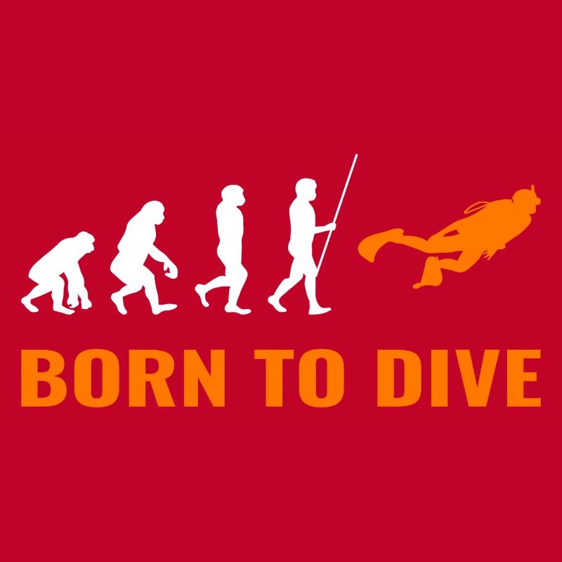 Diving Evolution Diver Scuba Dicton