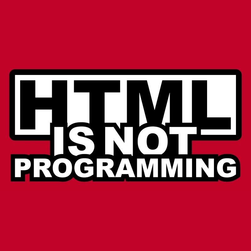 HTML est pas la programmation