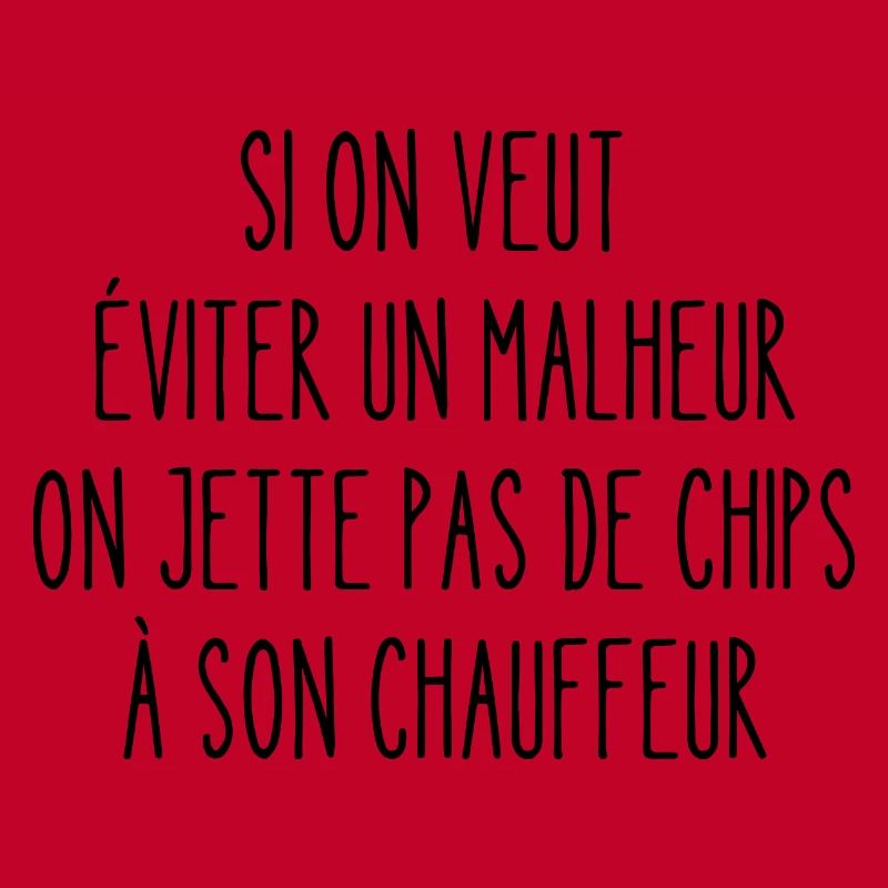 on jette pas de chips à son chauffeur